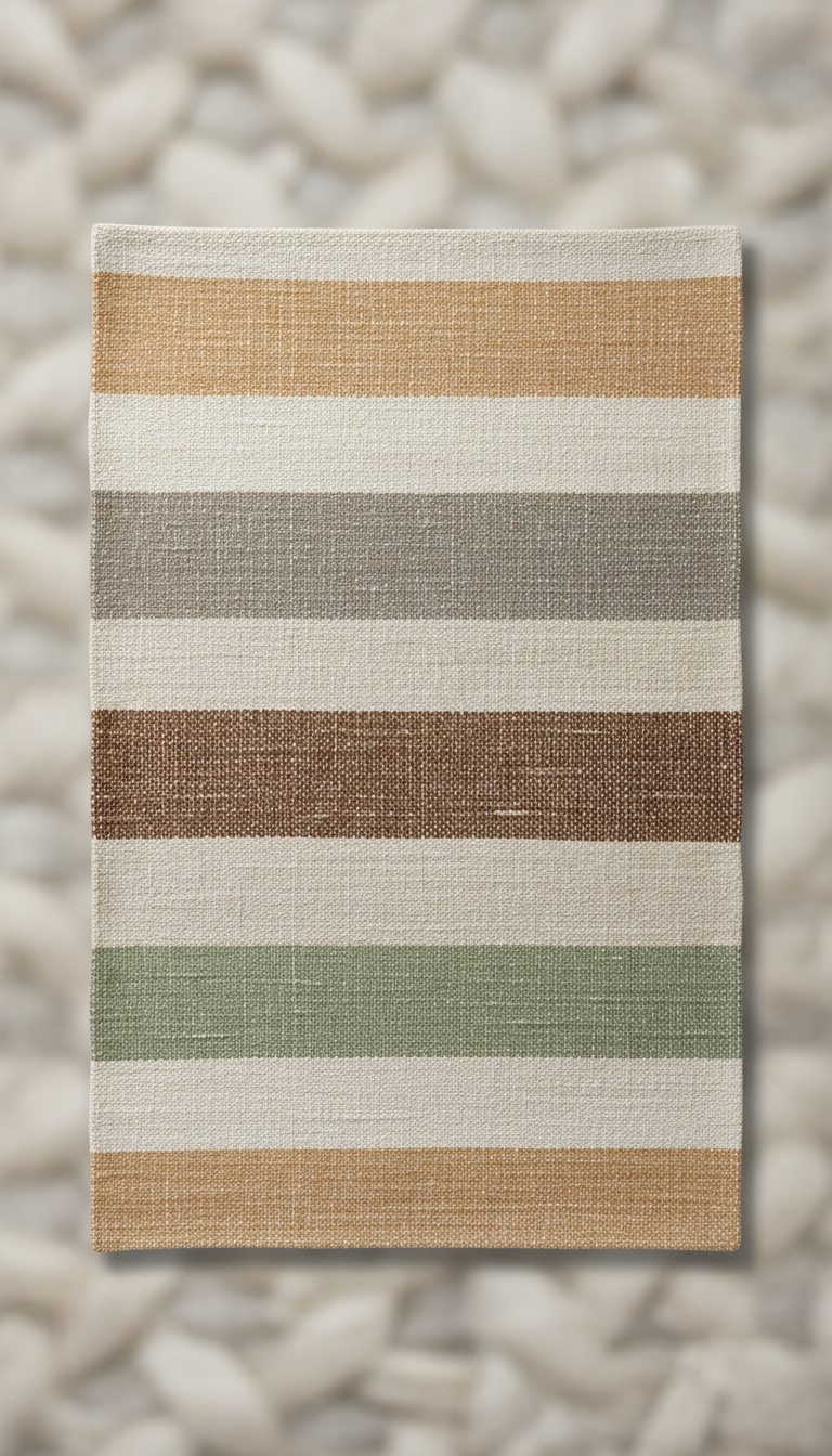Handwoven Linen Meditation Mat
